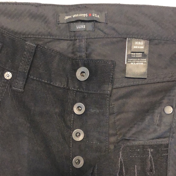 Men’s John Varvatos Luxe Corduroy’s 30 Regular - Picture 3 of 11